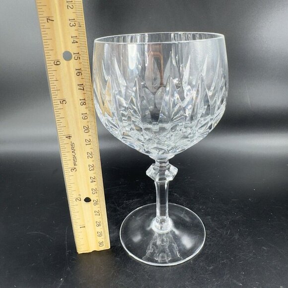 Gorham Crystal LA SCALA Clear Drinking Glass Stemware Goblet Single Glass 6.5in - Picture 4 of 16